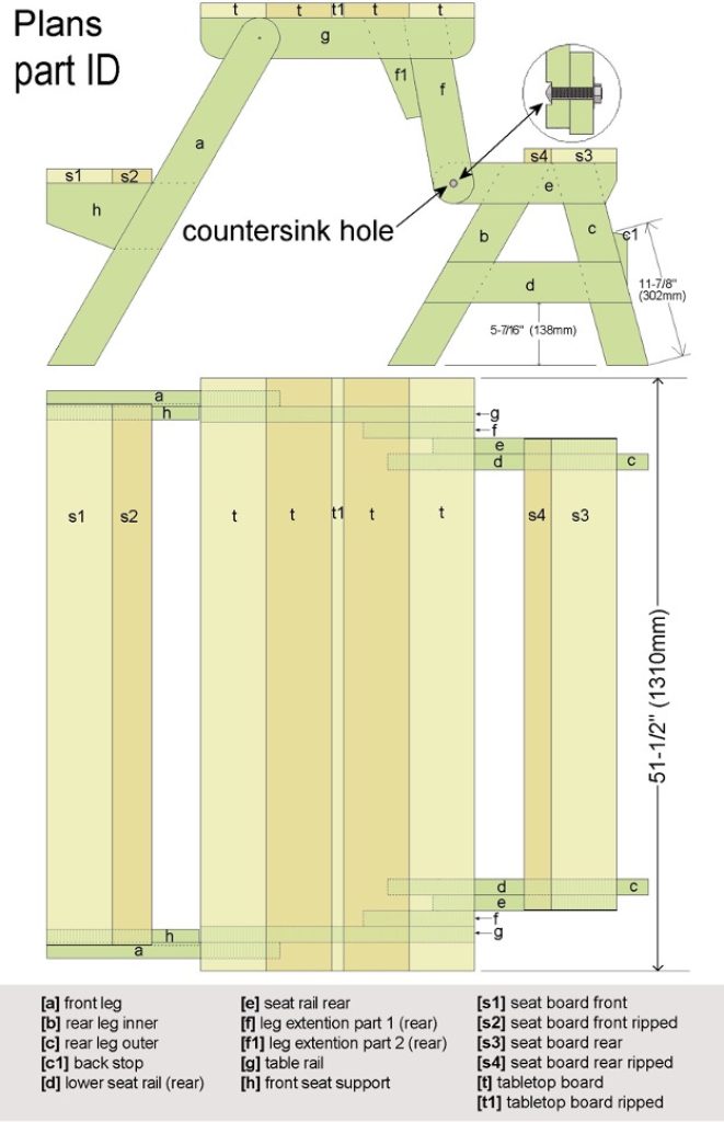 How To Build A Convertable Picnic Table BuildEazy