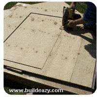 making the playhouse window and door openings2