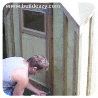 kids cottage door going in