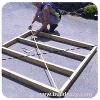 the playhouse floor frame
