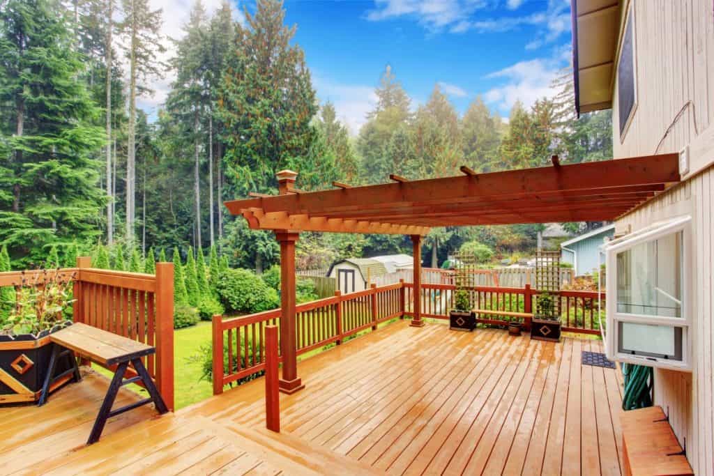 A beautiful Wooden Deck