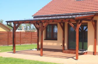 Lean-To Pergola