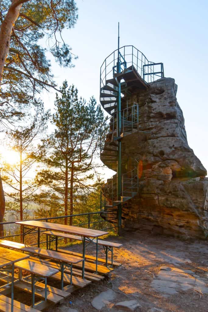 Natural Spiral Stairs