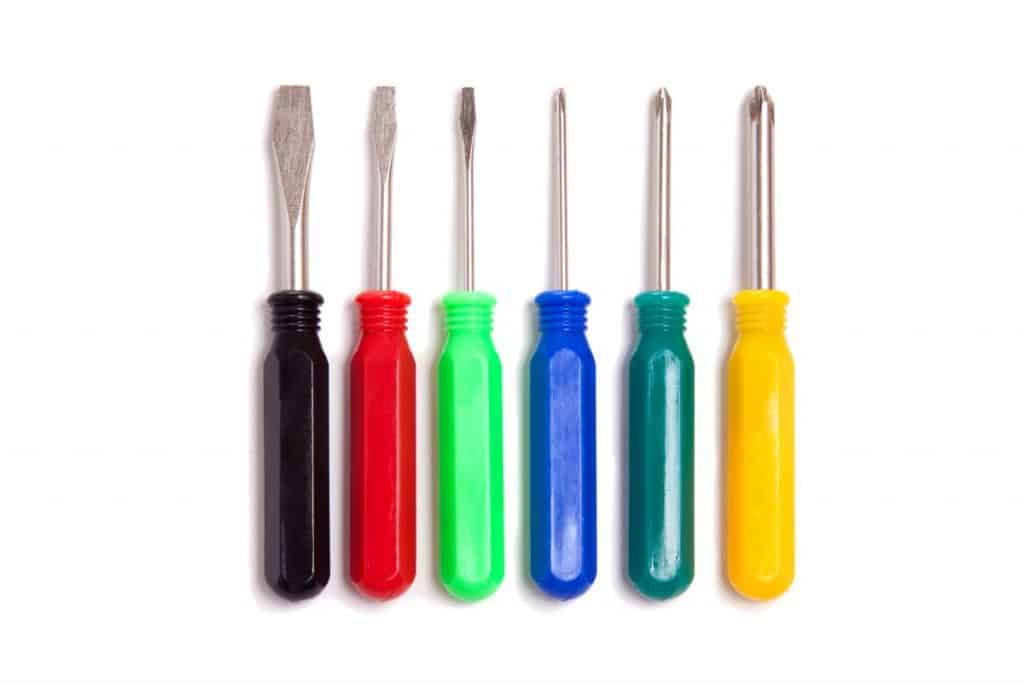 Set of Different Screwdrivers Set of Different Screwdrivers