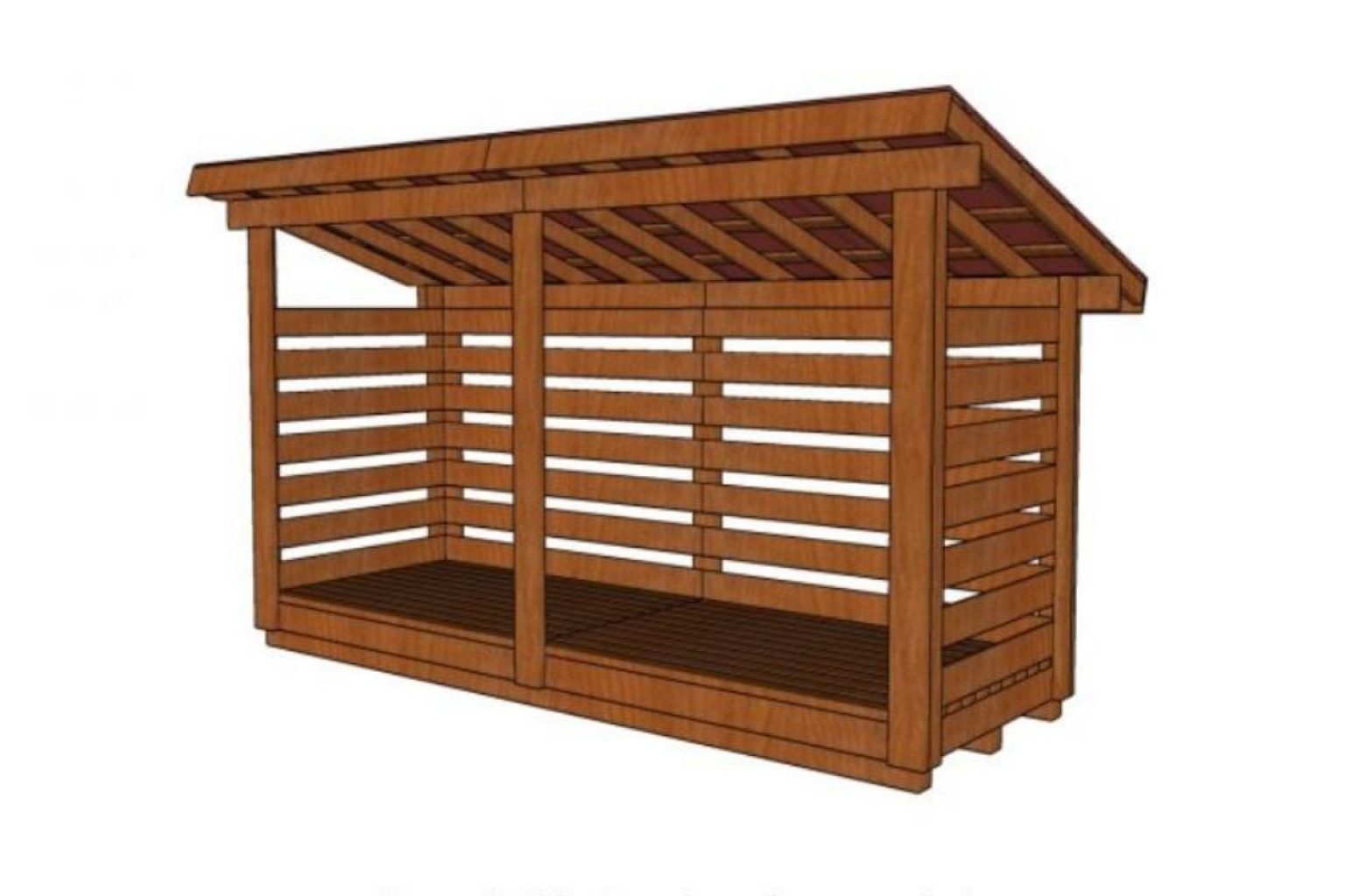 16 Free Firewood Storage Shed Plans BuildEazy