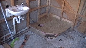Bathroom Do-Over : Shower Stand