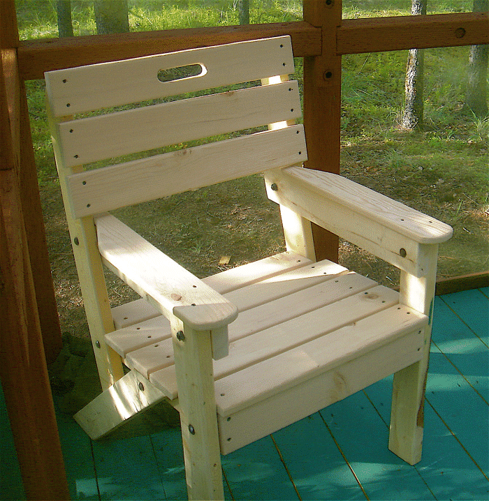 How To Make A Simple Garden Chair Buildeazy
