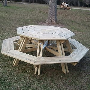 🔨 How to build an octagonal picnic table | BuildEazy