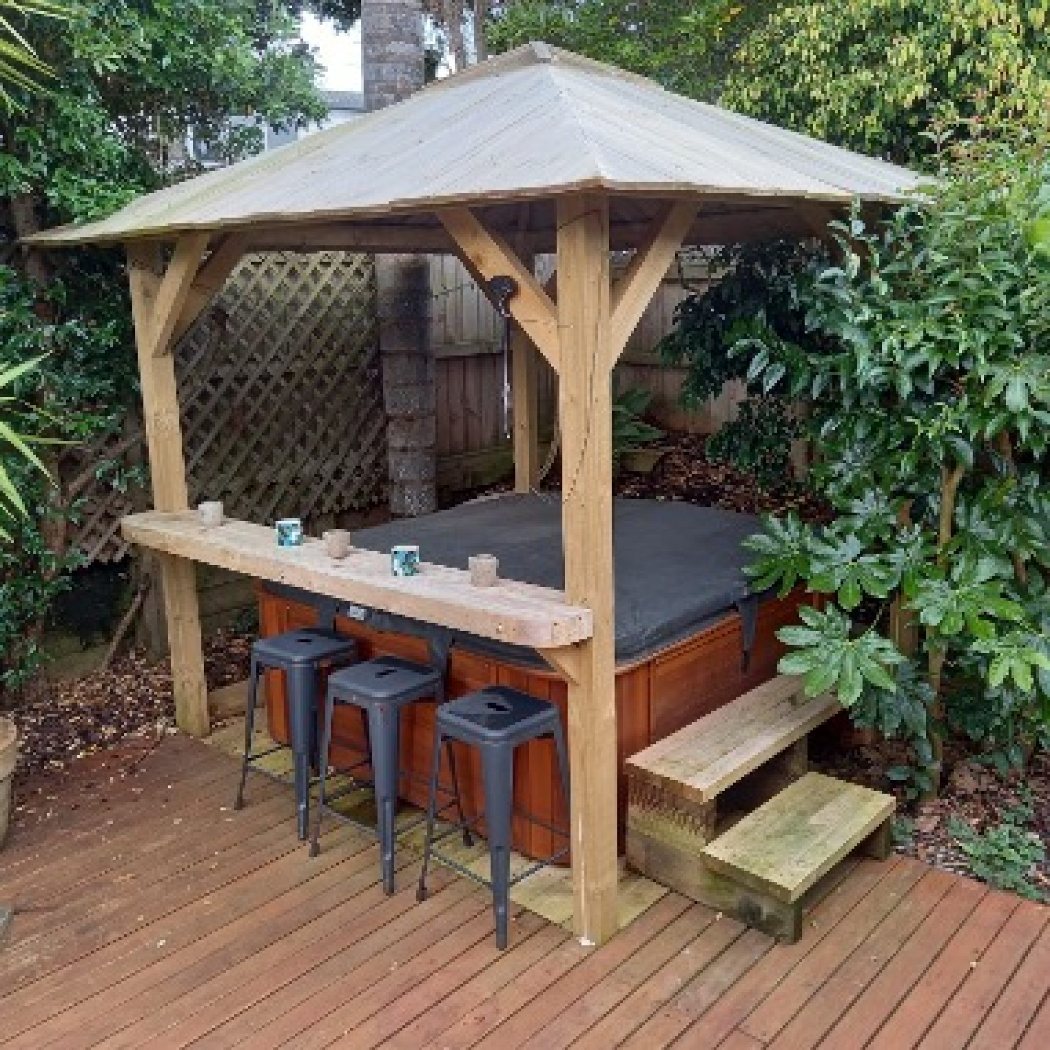 How to Build a Gazebo Hot Tub Enclosure | BuildEazy