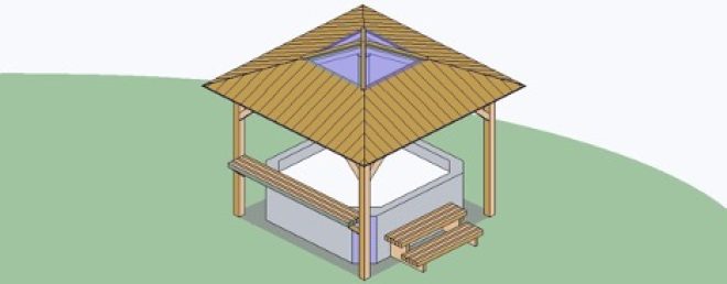 How To Build A Gazebo Hot Tub Enclosure Buildeazy