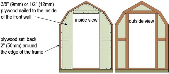 Left-side wall cladding
