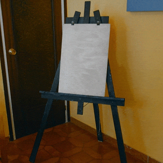 photo kids easel rose