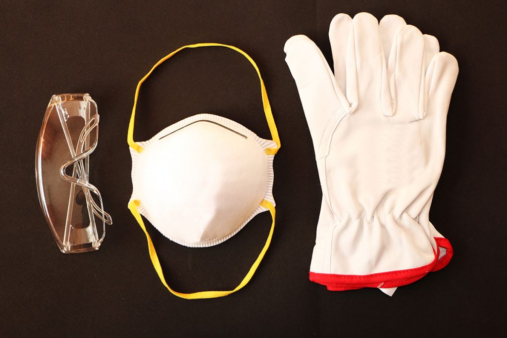 Goggles, Mask, and Gloves – Recommended Personal Protective Equipment for Epoxy Resin