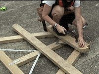 Traditional Picnic Table Plans : Nail the End Frame