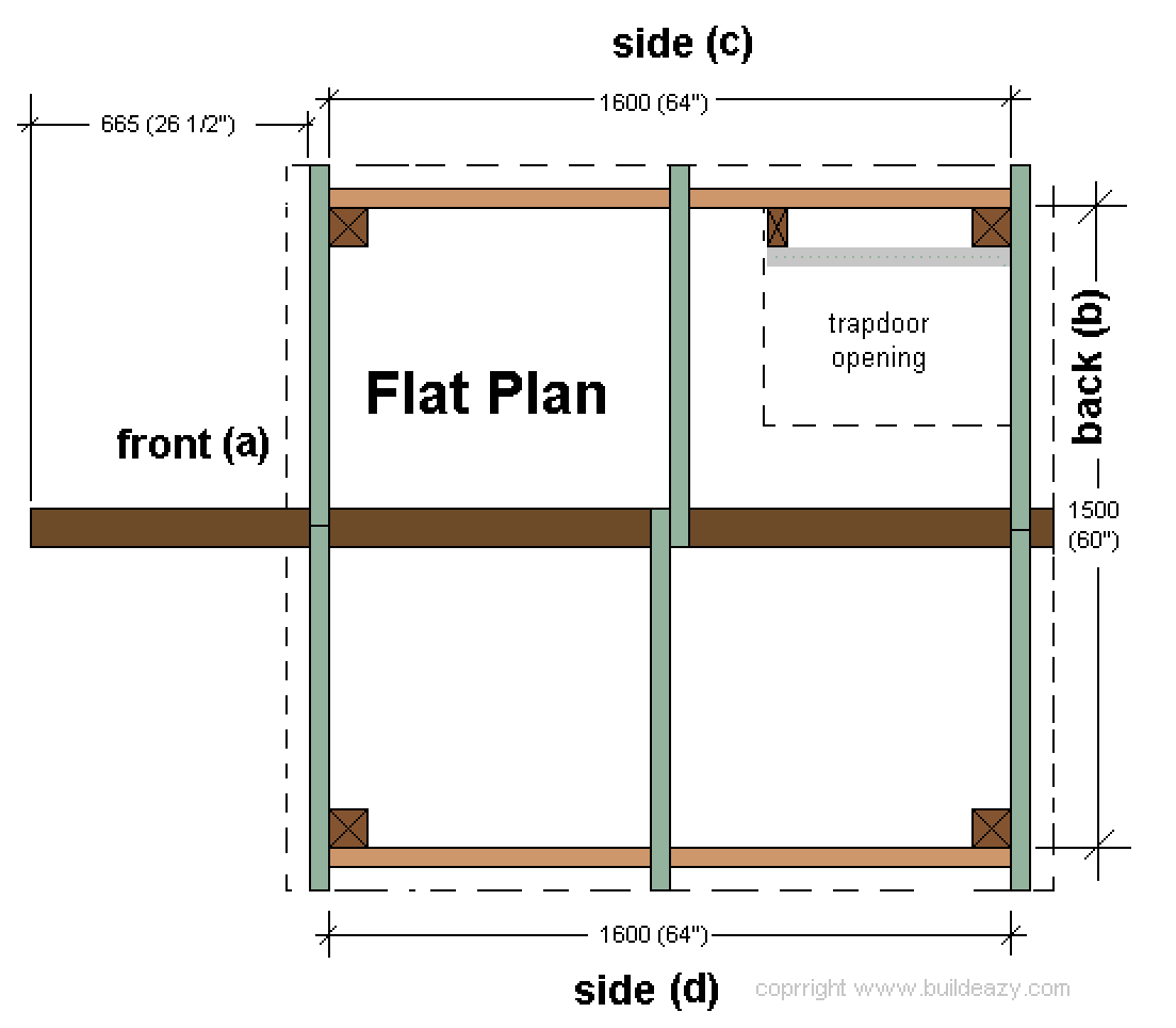 Kid's Play Fort : Flat Plan