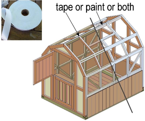 tape or paint
