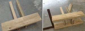 Seesaw with Sliding Seats : The Stand Step 1