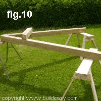 Garden Swing Seat Support Frame Plan: 
 swing seat assemble aframe