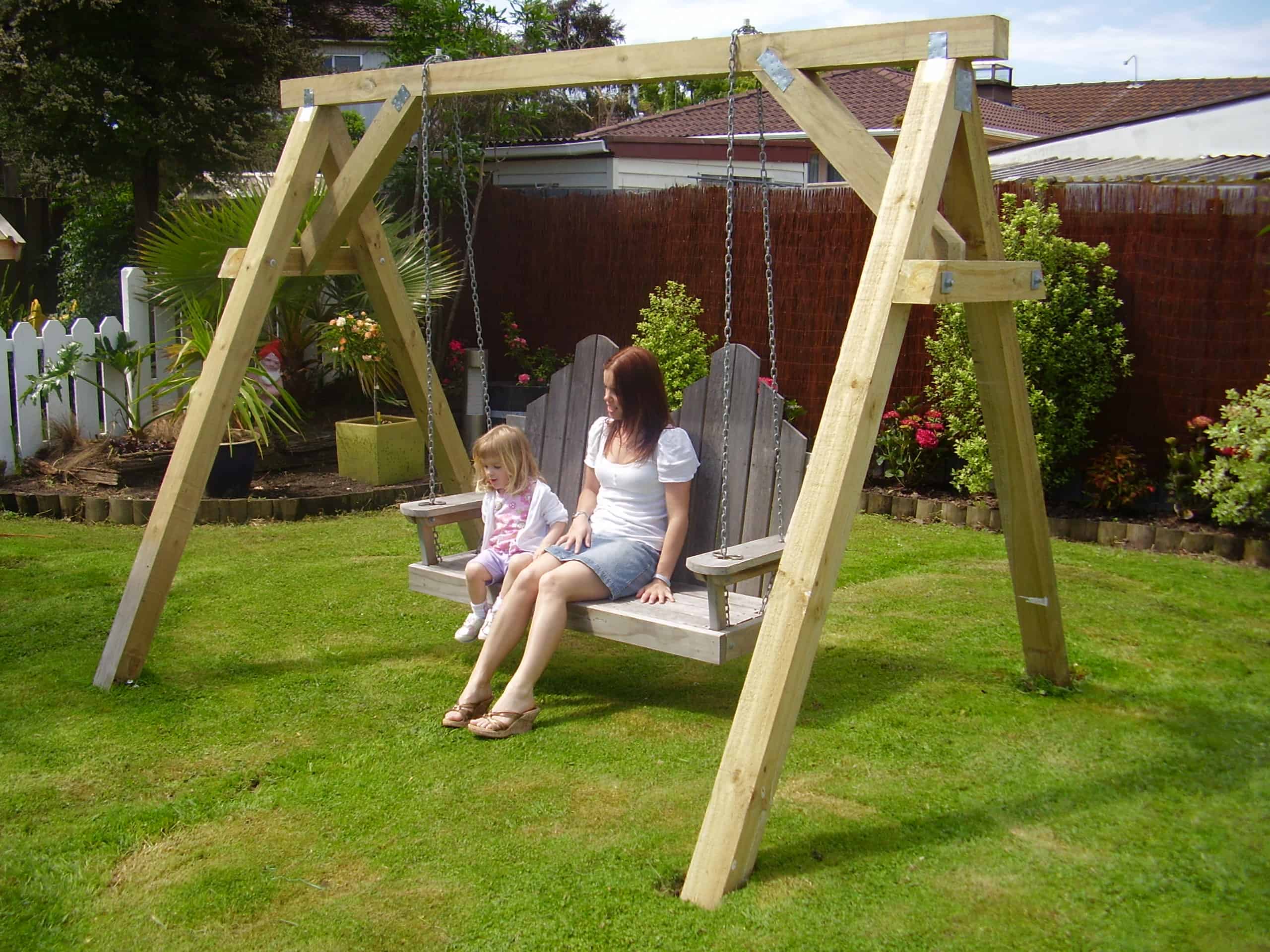 🔨 How to make a garden swing seat support frame
