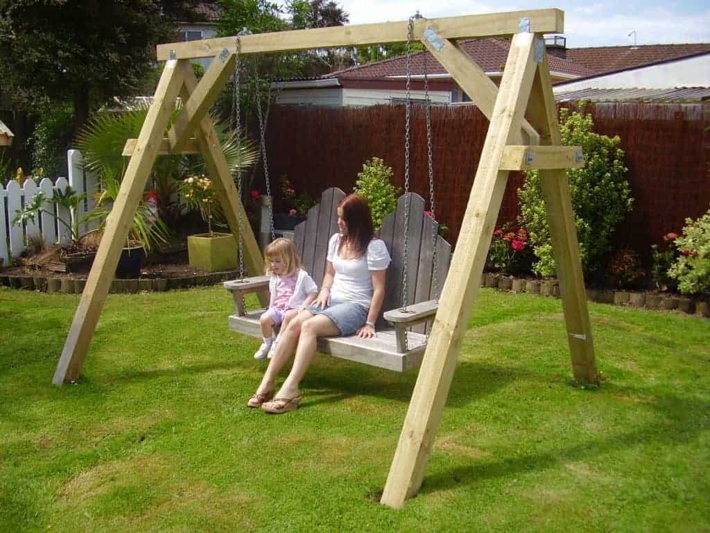 Bench swing support frame | BuildEazy