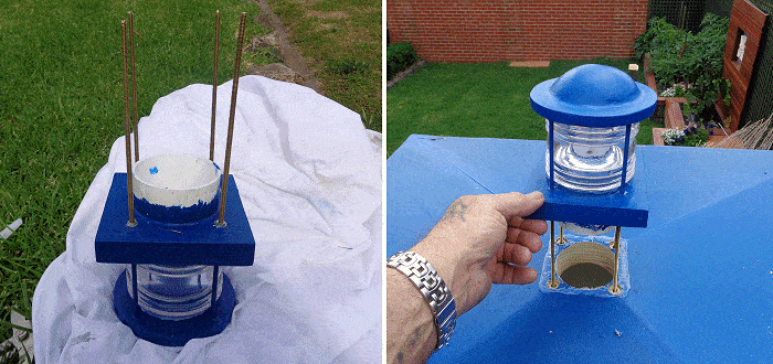 tardis light cap assemble