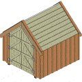7ft x 8ft board and batten shed downloadable plans