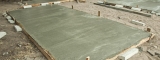 How to make a concrete slab floor