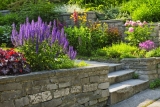 How to make a set of retaining garden steps