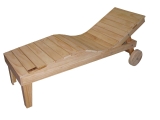 Building a wooden sun lounger
