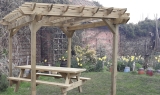 How to build a 10ft x 10ft (3m x 3m) Pergola – Plans & Instructions