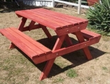 How to make a four seater picnic table