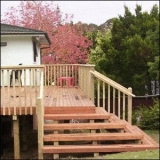 How to build a Deck with Handrail and Steps