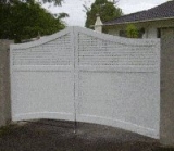 How to make a pair of lumber driveway gates