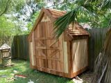 4 x 7 narrow garden shed