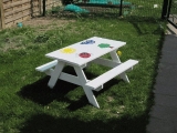 Kids bbq table