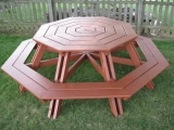 How to build an octagonal picnic table