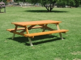 How to build a large traditional picnic table