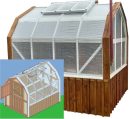 How to build A solid 6×8 barn-style greenhouse Plans & Construction Guide