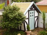 8×7 Tudor style garden shed