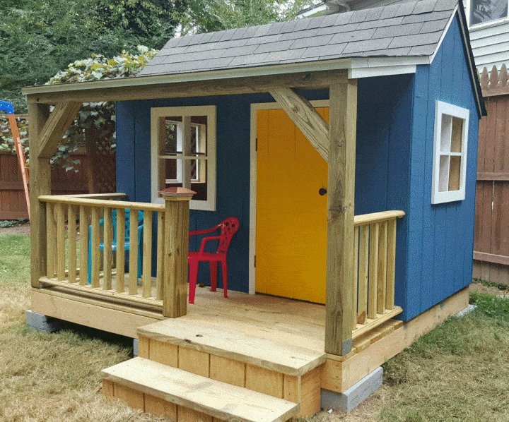 single storey playhouse wendy house verande very spacious 